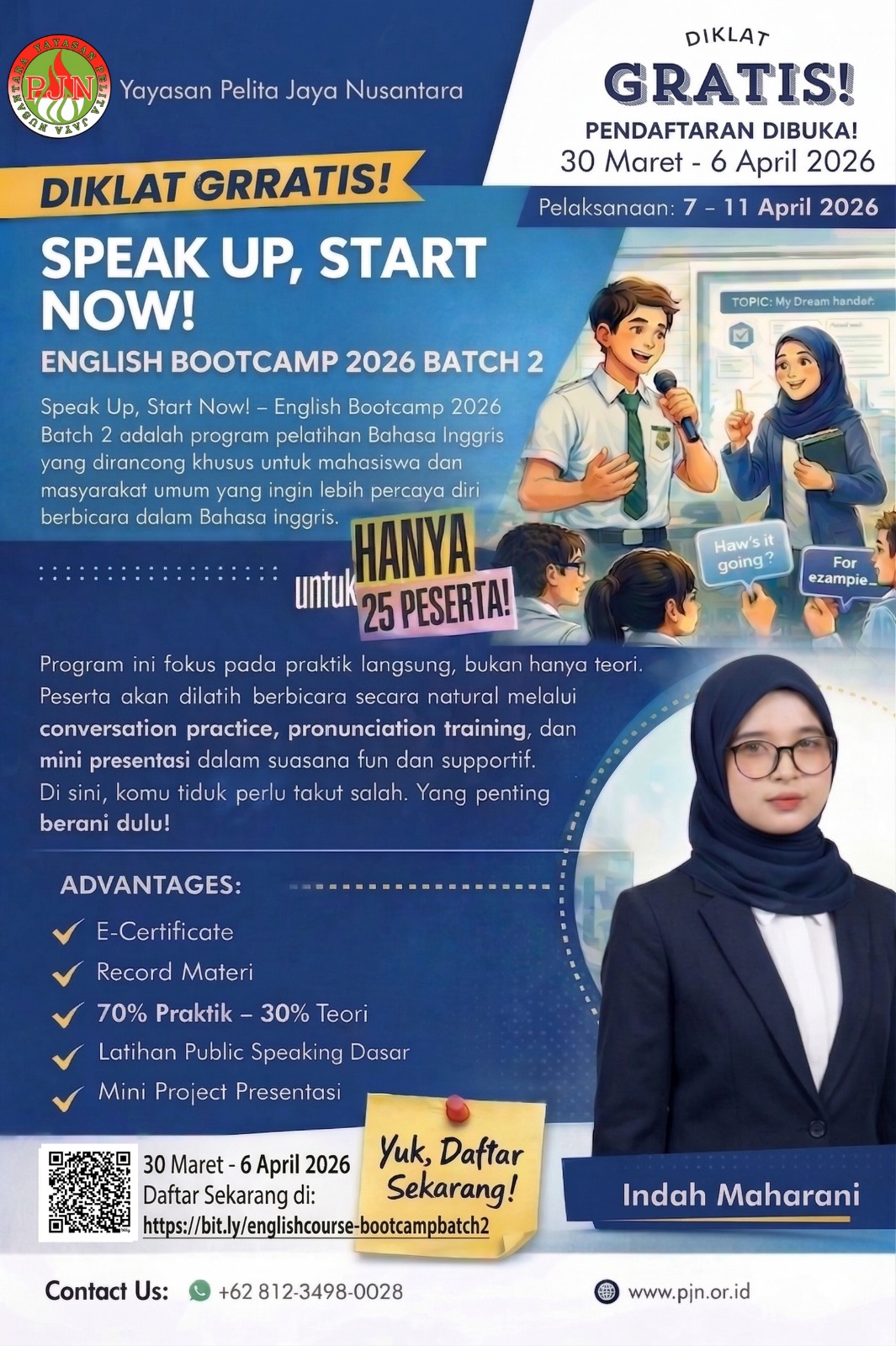English Course Bootcamp - Speak Up, Start Now!